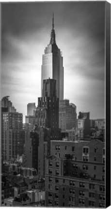Framed Empire State vertical Print