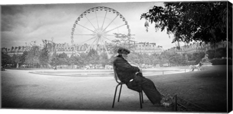 Framed Dreaming in Paris Print