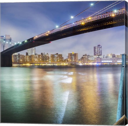 Framed Brooklyn Bridge Pano 2 2 of 3 Print