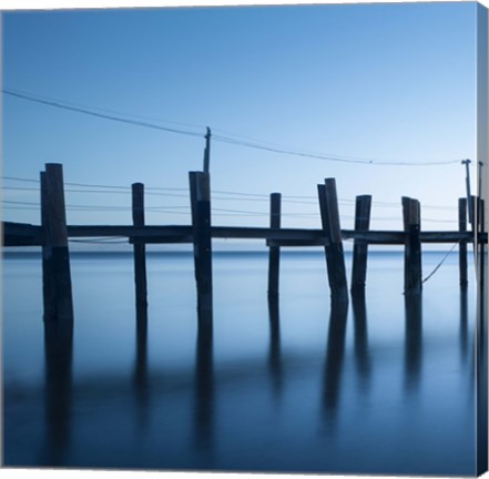 Framed China Camp Pano 1 of 3 Print