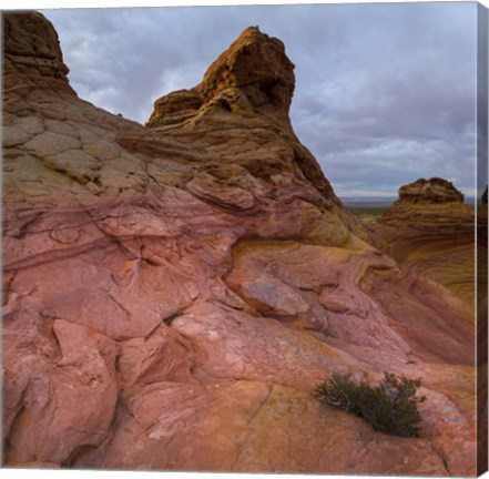 Framed Pink Mountain 1 of 3 Print