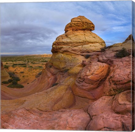 Framed Pink Mountain 2 of 3 Print