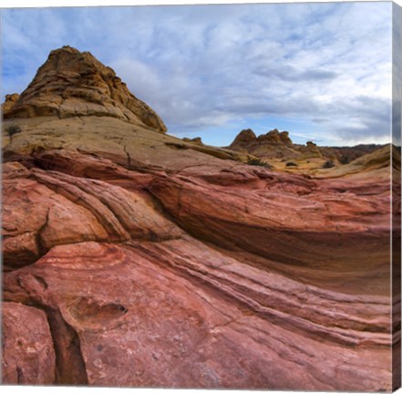 Framed Pink Mountain 3 of 3 Print