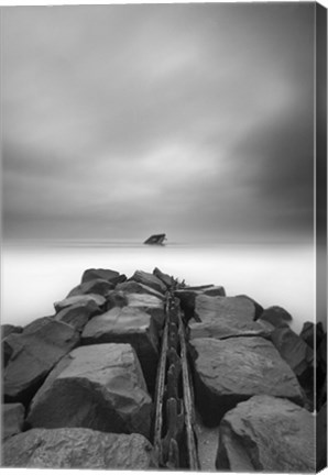 Framed Wreck of the Atlantus Print