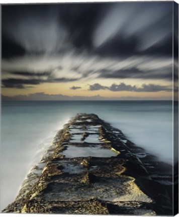 Framed Wave Break Print