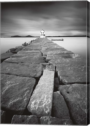 Framed Breakwater Light Print