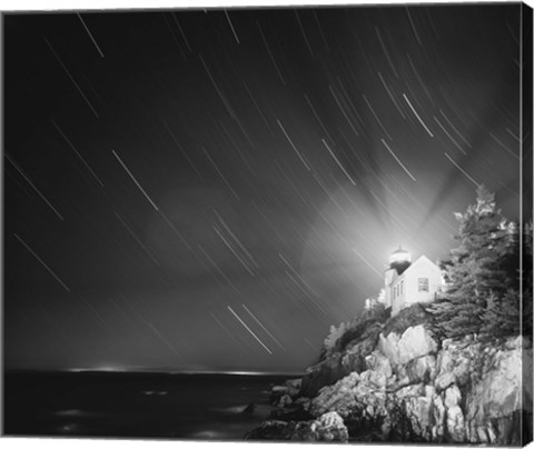 Framed Bass Harbor Sky Print