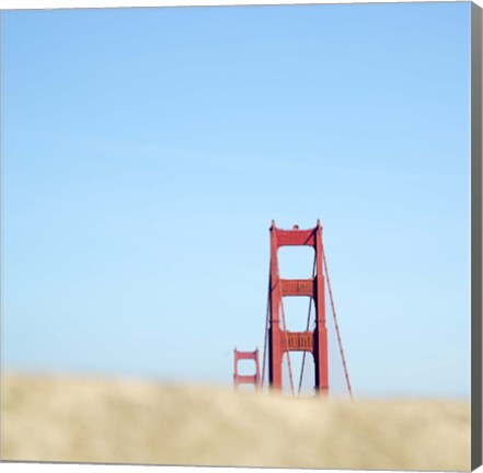Framed Fragment Golden Gate Print
