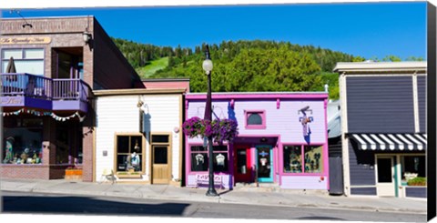 Framed Main Street, Park City, Utah Print