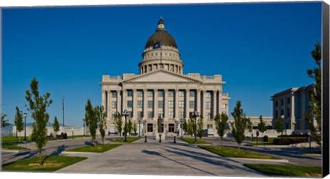 Framed Utah State Capitol Building, Salt Lake City Print