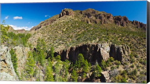 Framed Panorama of Dome Wilderness, San Miguel Mountains, Santa Fe National Forest, New Mexico, USA Print