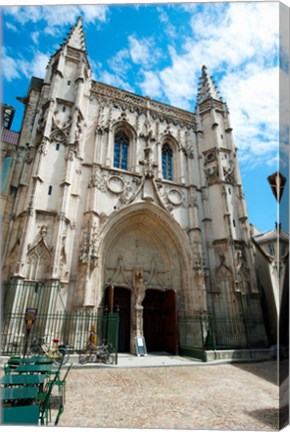 Framed Facade of a church, Place Saint Pierre, Avignon, Vaucluse, Provence-Alpes-Cote d&#39;Azur, France Print