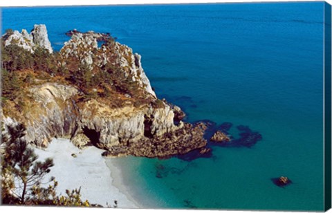 Framed Crozon, Finistere, Brittany, France Print