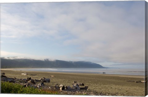 Framed Clouds over the ocean, California, USA Print