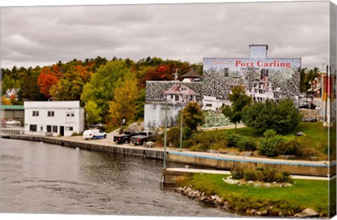 Framed Trees on a hill, Port Carling, Muskoka Lakes, Ontario, Canada Print