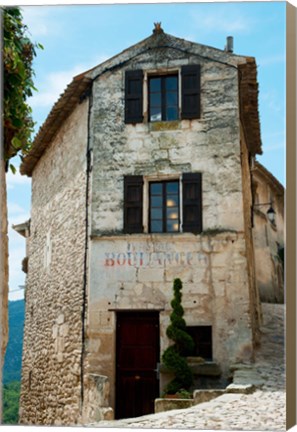 Framed Former bakery, Lacoste, Vaucluse, Provence-Alpes-Cote d&#39;Azur, France Print