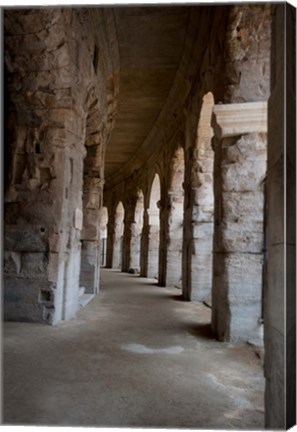 Framed Columns of amphitheater, Arles Amphitheatre, Arles, Bouches-Du-Rhone, Provence-Alpes-Cote d&#39;Azur, France Print