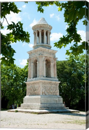 Framed Roman mausoleum at Glanum, St.-Remy-De-Provence, Bouches-Du-Rhone, Provence-Alpes-Cote d&#39;Azur, France Print