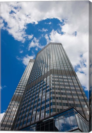 Framed Willy-Brandt-Platz, European Central Bank, Frankfurt, Hesse, Germany Print