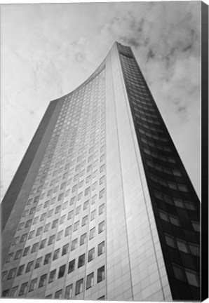Framed Low angle view of a building, City-Hochhaus, Leipzig, Saxony, Germany Print