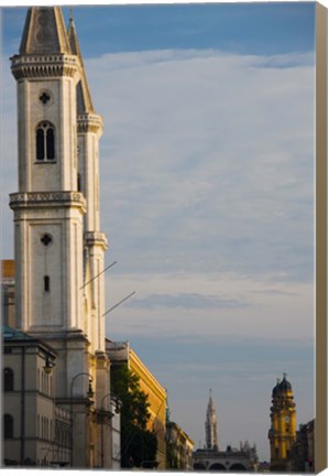 Framed Low angle view of a church, St. Ludwig Church, Ludwigstrasse, Munich, Bavaria, Germany Print