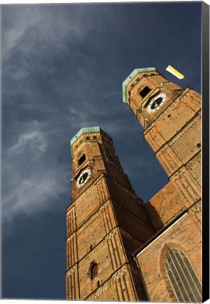 Framed Low angle view of a church, Munich Cathedral, Munich, Bavaria, Germany Print