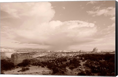 Framed Capitol Reef National Park, Utah (sepia) Print