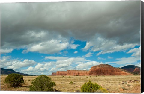 Framed Clouds over Capitol Reef National Park, Utah Print