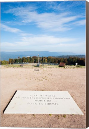 Framed Le Struthof former Nazi concentration camp memorial, Natzwiller, Bas-Rhin, Alsace, France Print