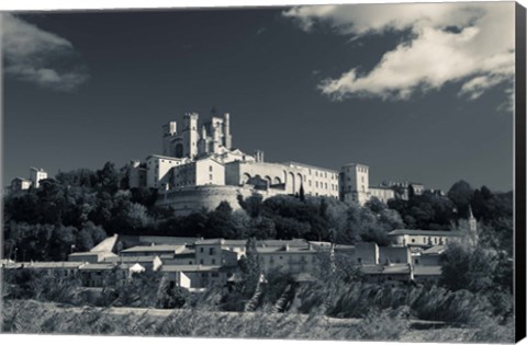 Framed Cathedrale Saint-Nazaire, Beziers, Herault, Languedoc-Roussillon, France Print