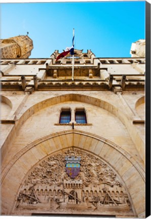 Framed Town hall at Place de l&#39;Hotel de Ville, Narbonne, Aude, Languedoc-Roussillon, France Print