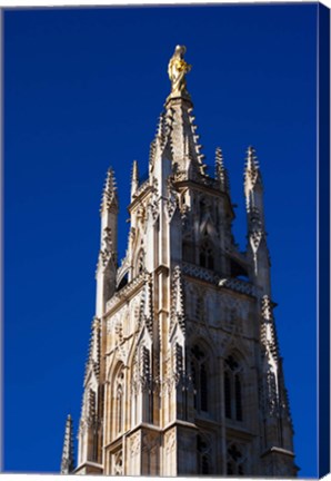 Framed Low angle view of Tour Pey-Berland, Bordeaux, Gironde, Aquitaine, France Print