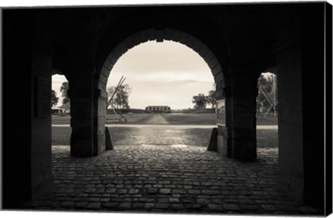 Framed Fort Medoc, Haute-Medoc Area, Gironde, Aquitaine, France Print