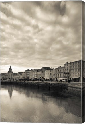 Framed Buildings at the Waterfront, Old Port, La Rochelle, Charente-Maritime, Poitou-Charentes, France Print