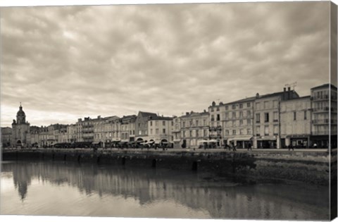 Framed Old Port, La Rochelle, Charente-Maritime, Poitou-Charentes, France Print