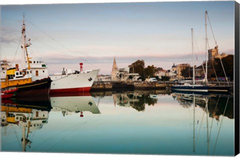 Framed Boats at Maritime Museum, La Rochelle, Charente-Maritime, Poitou-Charentes, France Print