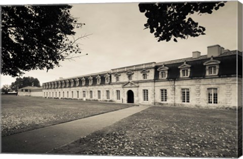 Framed Facade of the rope making factory of the French Navy, Corderie Royale, Rochefort, Charente-Maritime, Poitou-Charentes, France Print