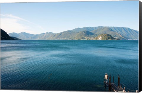 Framed Lake Como, Varenna, Lombardy, Italy Print