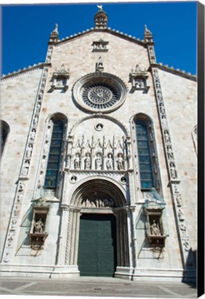 Framed Low angle view of a cathedral, Como Cathedral, Como, Lombardy, Italy Print