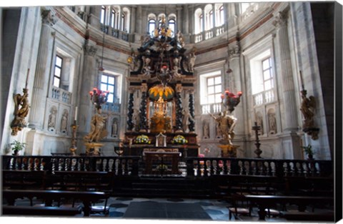 Framed Interiors of the Como Cathedral, Como, Lombardy, Italy Print