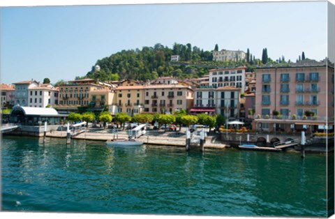 Framed Bellagio, Lake Como, Lombardy, Italy Print