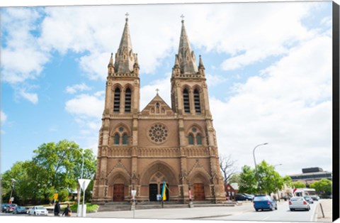 Framed Facade of a cathedral, St. Peter&#39;s Cathedral, Adelaide, South Australia, Australia Print