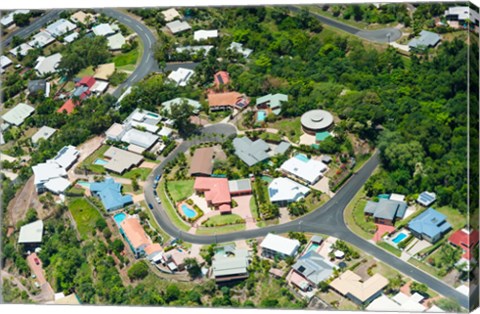 Framed Bayview Heights, Cairns, Queensland, Australia Print