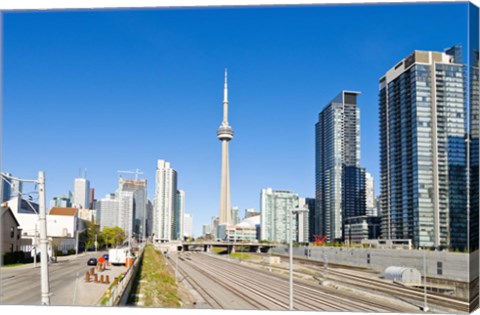 Framed CN Tower, Toronto, Ontario, Canada 2013 Print