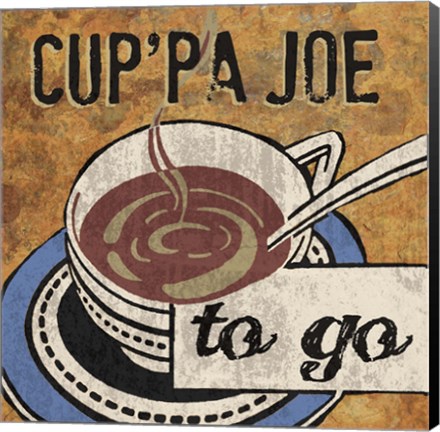 Framed Cup&#39;Pa Joe Print