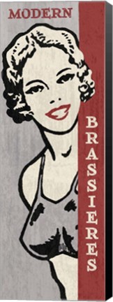 Framed Modern Brassieres Print