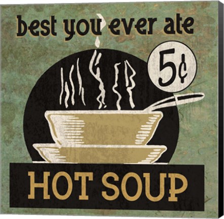 Framed Hot Soup Print