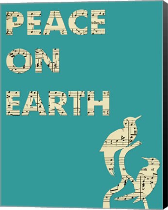 Framed Peace On Earth Print