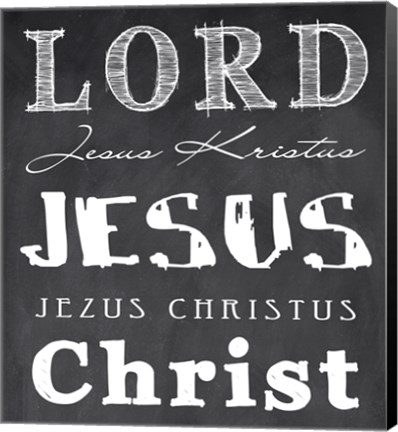 Framed Lord Jesus Christ Print