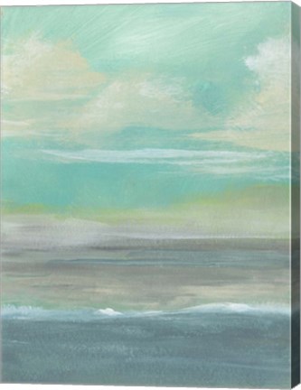 Framed Lowland Beach I Print